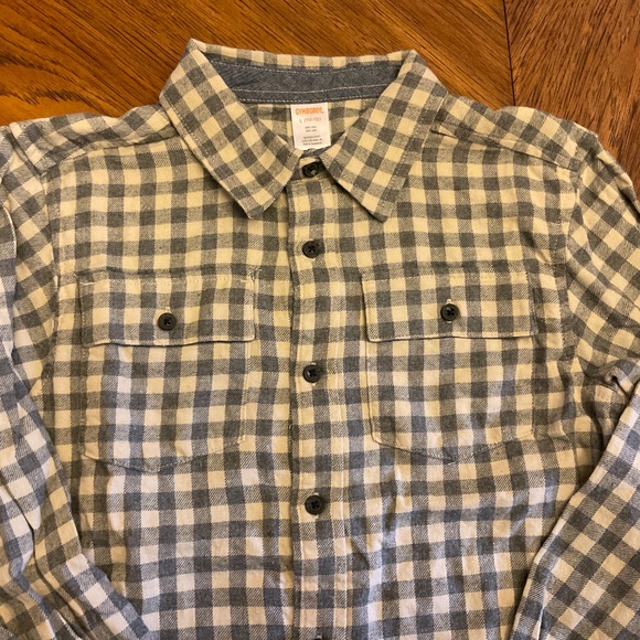 GYMBOREE boys plaid shirt - size 10/12 - Picture 3 of 4
